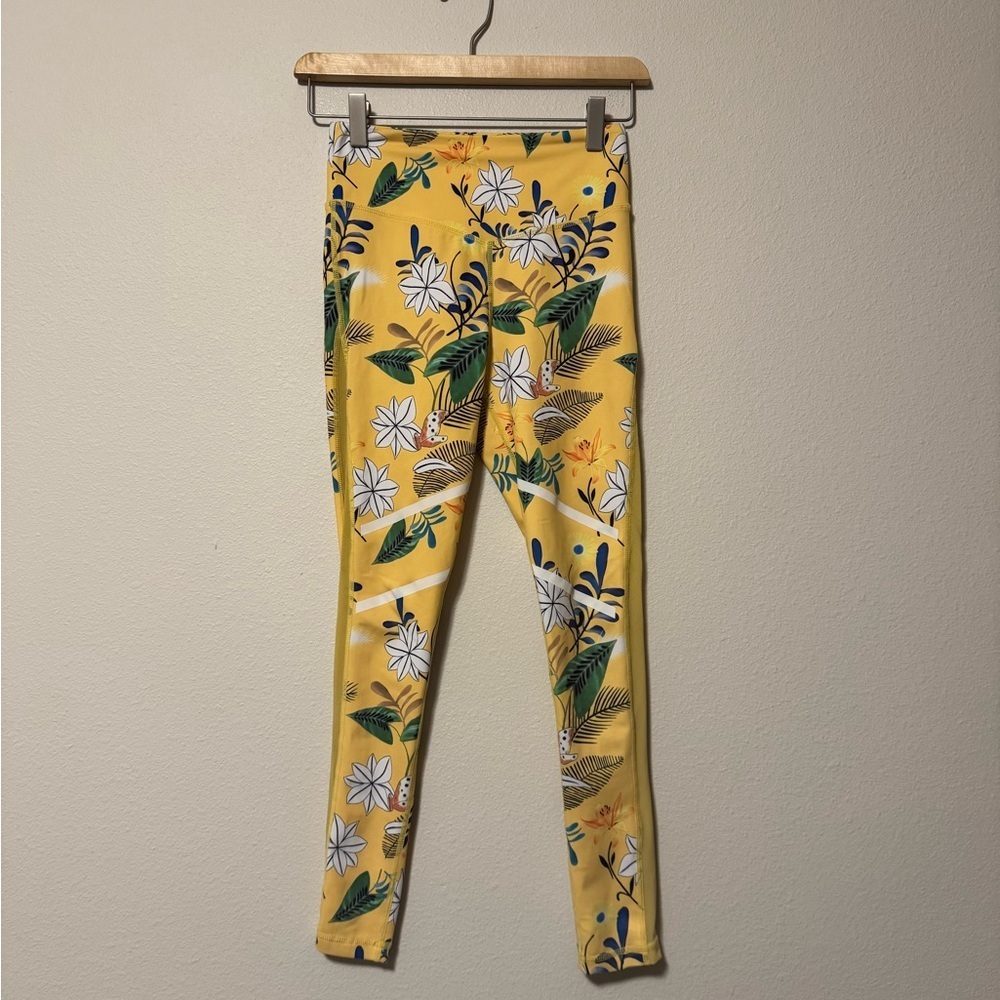 Zyia active Yellow Floral Women's leggings